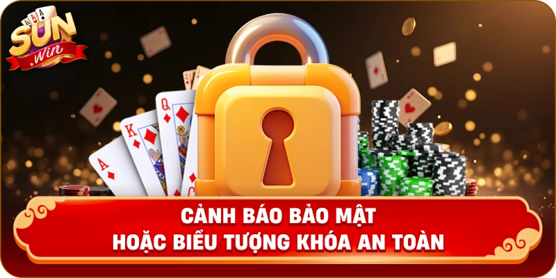 Ảnh minh họa cảnh báo bảo mật hoặc biểu tượng khóa an toàn